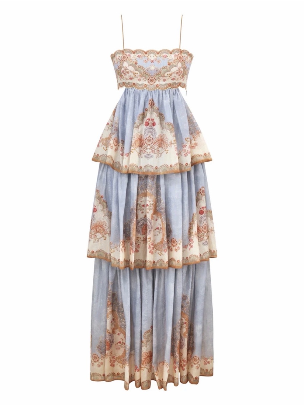 Zimmermann DAYLIGHT TIERED MAXI DRESS